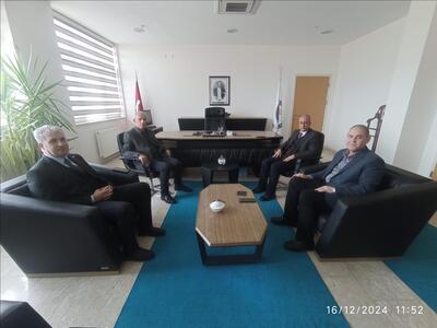 Dekan Yardımcımıza Tebrik Ziyareti.