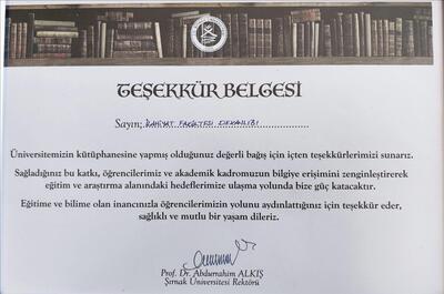 dekanligimiz-tesekkur-belgesiyle-onurlandirildi