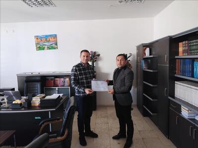 Fakültemiz Dekan Yardımcısı Doç. Dr. Emin CENGİZ hocamıza teşekkür ziyareti