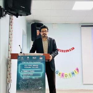 Fakültemiz Öğretim Üyesi İsmet TUNÇ,  Tübitak Bilim Söyleşileri Kapsamında Lise Öğrencileri İle Buluştu