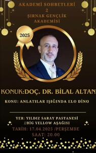 ÖĞRETİM ÜYEMİZ DOÇ. DR. BİLAL ALTAN'IN ÖĞRENCİ BULUŞMASI