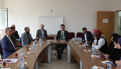 Rektörümüz Sayın Prof. Dr. Mehmet Emin ERKAN Fakültemizi Ziyaret Etti