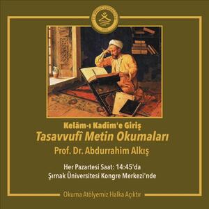 Tasavvufi Metin Okumaları Atölyesi